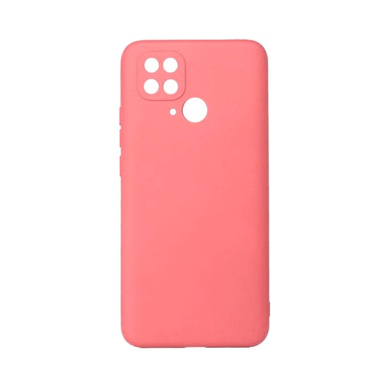 Silicone Case with Camera Shield for Xiaomi Redmi 10c Pink